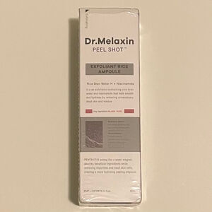 Dr. Melaxin Peel Shot Exfoliant Black Rice Ampoule ~ Net 2.7 fL.oz. 60ml